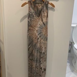 Enza Costa Sleeveless U-Neck Midid Dress